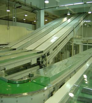 塑胶行业自动输送工程